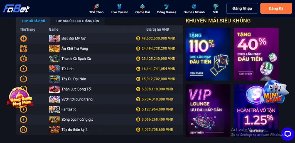 Cược miễn phí