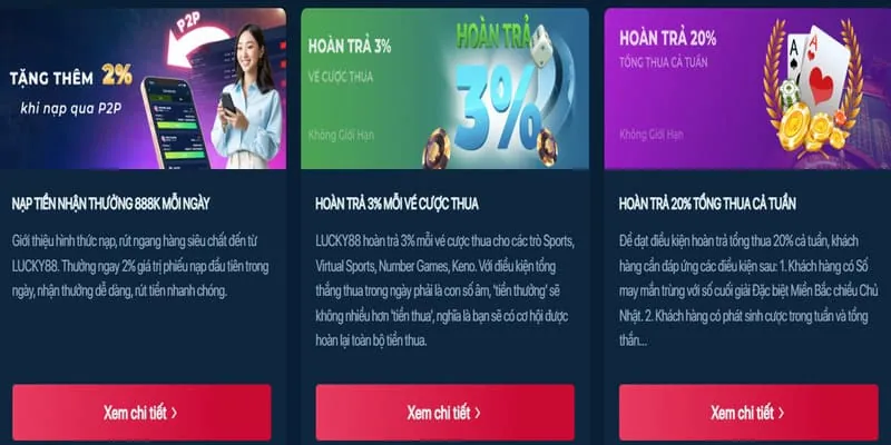 Giao diện nền tảng Thomo Khuyến Mãi an toàn và thân thiện